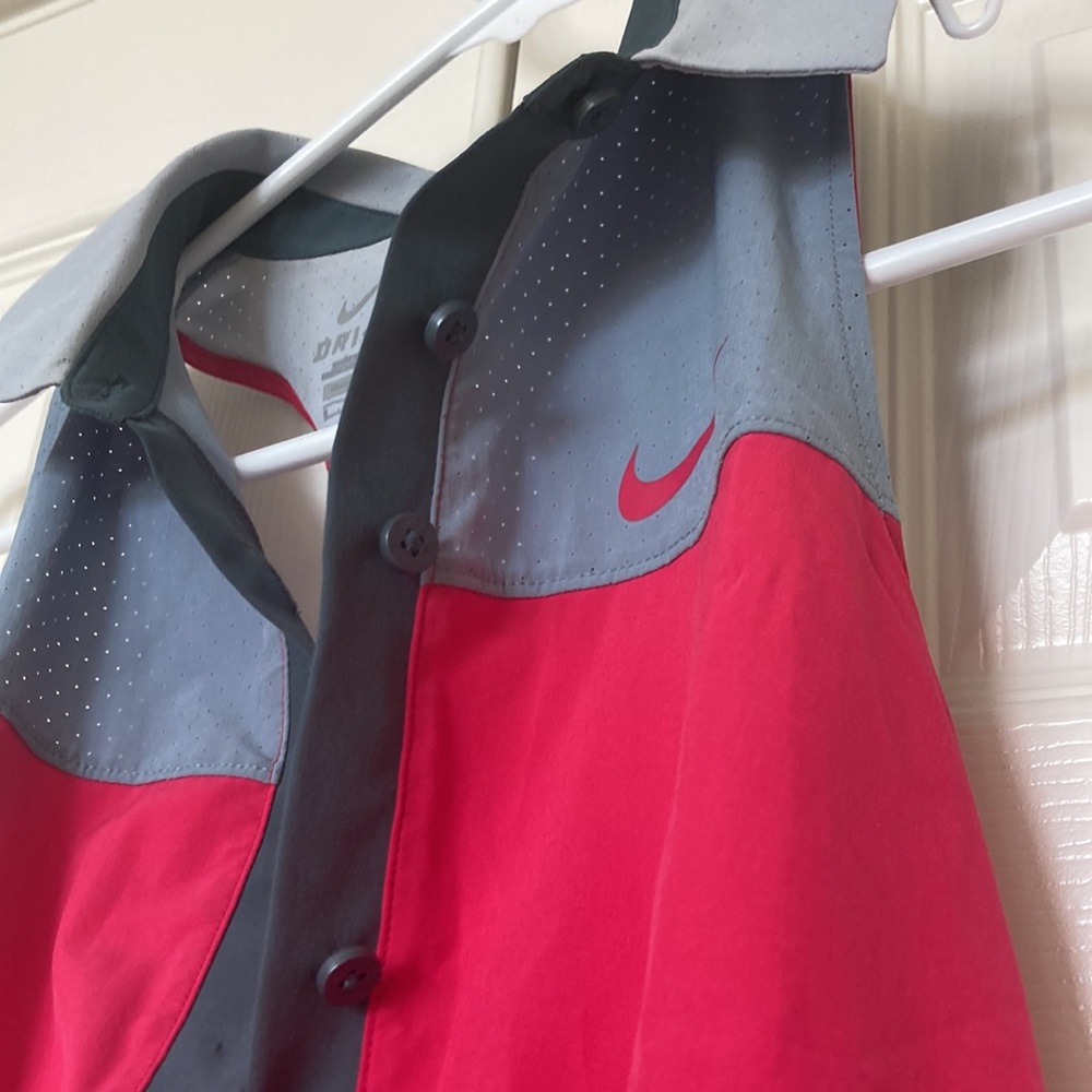 Nike Racerback Button Up Tank - Picture 3 of 4
